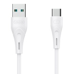 CELEBRAT καλώδιο USB-C σε USB CB-18T, 3A, 480Mbps, 1m, λευκό