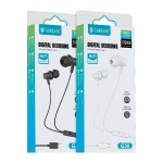 CELEBRAT earphones με μικρόφωνο G38, USB-C σύνδεση, 10mm, 1.2m, μαύρα - Image 4