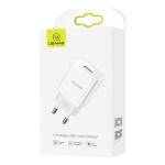 USAMS φορτιστής τοίχου T18, 1x USB, 2.1A, λευκός - Image 3