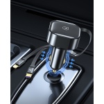 USAMS φορτιστής αυτοκινήτου US-CC219 καλώδιο USB-C/Lightning 30W, μαύρος - Image 4