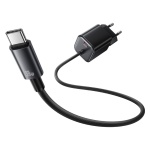 USAMS φορτιστής τοίχου CC264 με καλώδιο, USB-C, 30W, GaN, μαύρος - Image 3