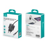 USAMS φορτιστής τοίχου CC264 με καλώδιο, USB-C, 30W, GaN, μαύρος - Image 4