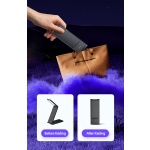 USAMS ασύρματος φορτιστής US-CD181 με φωτιστικό, 3 σε 1, 15W, μαύρος - Image 3