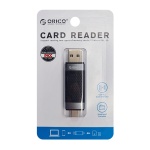 ORICO card reader CD2D-AC3 για SD & Micro SD, USB-C & USB 3.0, μαύρο - Image 4