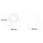 LONGSE IP κάμερα CMSBFG200, 2.8mm, 2MP, αδιάβροχη IP67, PoE - Image 3