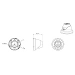 LONGSE IP κάμερα CMSCKL800, 2.8mm, 8MP, 1/2.8" Sony, αδιάβροχη IP67, PoE - Image 3