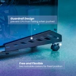 BRATECK βάση PC CPB-24 με ροδάκια, universal, μεταλλική, έως 25kg - Image 3