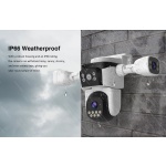 VSTARCAM smart κάμερα CS621SR, triple lens, 2MP, WiFi, SD, PTZ, IP66 - Image 5