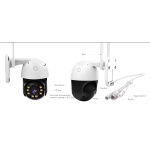 VSTARCAM smart IP κάμερα CS64, αδιάβροχη IP66, 3MP, WiFi, cloud/micro SD - Image 3
