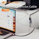 CABLETIME καλώδιο προέκτασης USB CT-AMAF1, 5Gbps, 2m, μαύρο - Image 2
