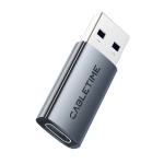 CABLETIME αντάπτορας USB-C σε USB CT-AMCF10-AG, 10Gbps, 3A, γκρι