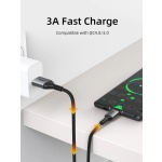 CABLETIME καλώδιο USB-C σε USB CT-AMCMG1, 3A, 5Gbps, 0.5m, μαύρο - Image 2