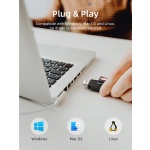 CABLETIME card reader CT-ASD3-PB για SD & micro SD, USB, 5Gbps, μαύρο - Image 3