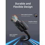 CABLETIME καλώδιο δικτύου CT-CAT6U, CAT 6 UTP, 250 MHz, CCA, 1m, μαύρο - Image 2