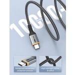 CABLETIME καλώδιο USB-C CT-CM100, 100W PD, 1m, μαύρο - Image 3