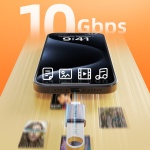 CABLETIME αντάπτορας USB-C σε USB CT-CMAF10-AG, 10Gbps, γκρι - Image 2