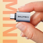 CABLETIME αντάπτορας USB-C σε USB CT-CMAF10-AG, 10Gbps, γκρι - Image 5