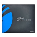 CABLETIME μεταλλικό mouse pad CT-MP24-AS, 246x202x2mm, ασημί & μαύρο - Image 3