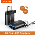 CABLETIME αντάπτορας USB-C σε USB CT-CMAF, 5Gbps, 10.5W, μαύρος - Image 4