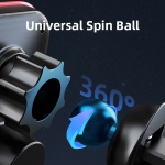 CABLETIME ασύρματος φορτιστής & βάση αυτοκινήτου CT-PH01-PB, 15W, μαύρο - Image 3