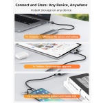 CABLETIME θήκη για M.2 NVMe/SATA SSD CT-SSD03-AG tool free, 10Gbps, γκρι - Image 3