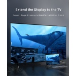 CABLETIME καλώδιο USB-C σε USB-C CT-USB4, 240W, 40Gbps, 8K/60Hz, USB4, 1m, μαύρο - Image 4