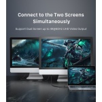 CABLETIME καλώδιο USB-C σε USB-C CT-USB4, 240W, 40Gbps, 8K/60Hz, USB4, 1m, μαύρο - Image 5