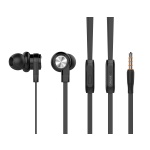 CELEBRAT earphones με μικρόφωνο D9, 3.5mm σύνδεση, Φ10mm, 1.2m, μαύρα - Image 2