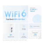 TP-LINK Home Mesh Wi-Fi 6 System Deco X10, 1500Mbps AX1500, Ver. 1.0 - Image 2