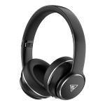 DOQAUS headphones DESIGN 3, ασύρματα & ενσύρματα, Φ40mm, 600mAh, μαύρα