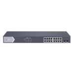 HIKVISION Managed switch DS-3E1518P-SI, 16x PoE & 2x SFP ports, 1000Mbps