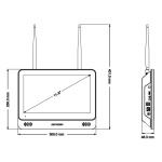 HIKVISION HIWATCH NVR καταγραφικό με οθόνη DS-7604NI-L1/W, WiFi - Image 4