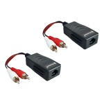 FOLKSAFE audio extender FS-2001AA μέσω καλωδίου RJ45, RCA σε RCA, έως 1000m
