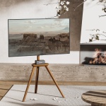 BRATECK βάση τηλεόρασης δαπέδου FS35-44F-02, 45-65", έως 40kg, με ράφι - Image 2