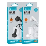 CELEBRAT earphones με μικρόφωνο G23, 3.5mm σύνδεση, Φ14mm, 1.2m, μαύρα - Image 3