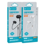 CELEBRAT earphones με μικρόφωνο G25, 3.5mm σύνδεση, Φ10mm, 1.2m, μαύρα - Image 3