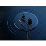 CELEBRAT earphones με μικρόφωνο G27, 3.5mm σύνδεση, Φ14mm, 1.2m, μαύρα - Image 2