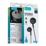 CELEBRAT earphones με μικρόφωνο G34, 3.5mm σύνδεση, 14mm, 1.2m, μαύρα - Image 3