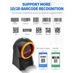 GTCODESTAR επιτραπέζιο barcode scanner GT-8800F, 1D & 2D, ενσύρματο, μαύρο - Image 4