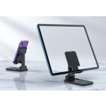 CELEBRAT βάση smartphone/tablet HC-18, foldable, μαύρη - Image 3
