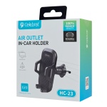 CELEBRAT βάση smartphone αυτοκινήτου HC-23 για αεραγωγούς, μαύρη - Image 3
