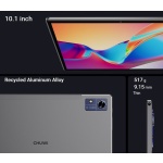 CHUWI tablet Hi10 XPro, 10.1" HD, 4/128GB, 4G, 7000mAh, Android 15, γκρι - Image 3