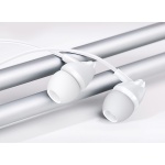 USAMS earphones με μικρόφωνο EP-39, 3.5mm σύνδεση, Φ10mm, 1.2m, λευκά - Image 2