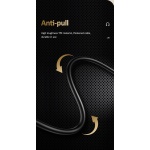 USAMS earphones με μικρόφωνο US-SJ482, USB-C σύνδεση, Φ10mm, 1.2m, μαύρα - Image 3