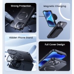 USAMS θήκη Geying US-BH856 για iPhone 15 Plus, διάφανη/μπλε - Image 2