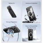 USAMS θήκη Ice Magnet US-BH889 για iPhone 16, διάφανη - Image 2