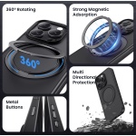 USAMS θήκη GZ US-BH895 για iPhone 16 Plus, διάφανη/μαύρη - Image 2