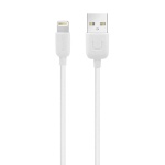USAMS καλώδιο Lightning σε USB US-SJ097, 2.1A, 1m, λευκό