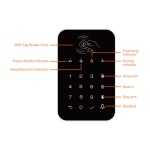 Ασύρματο πληκτρολόγιο συναγερμού K010, αφής, RFID - Image 5