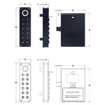 KERONG ηλεκτροπύρος KR-S1030, συνδυασμού & fingerprint, μαύρος - Image 4
